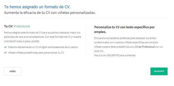 Crear Cv